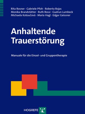 cover image of Anhaltende Trauerstörung